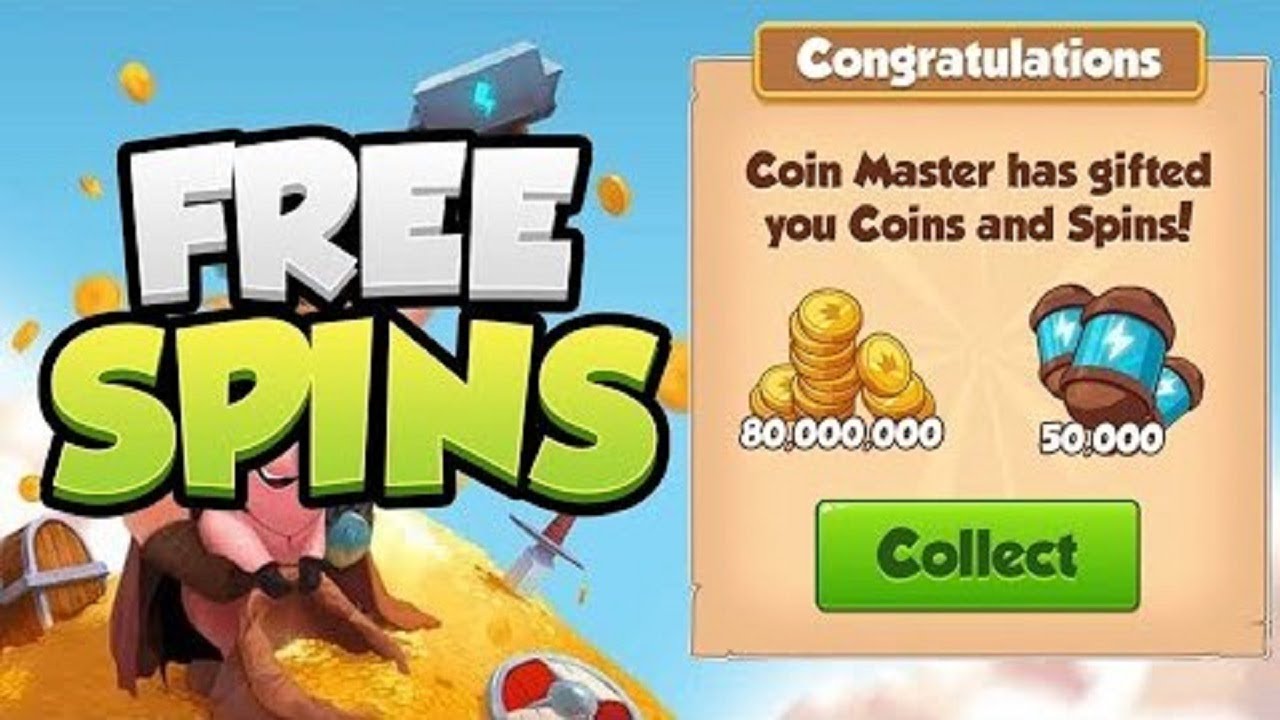 Nhận Spin miễn phí trong Coin Master mỗi ngày